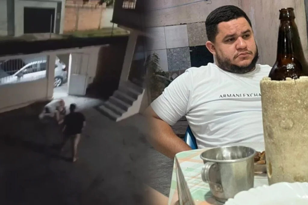 CRUELDADE - Mulher é agredida pelo namorado com criança no colo em Manacapuru